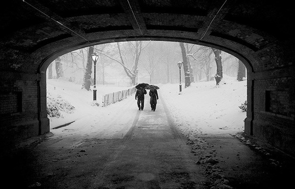 central park new york winter. central-park-winter-tunnel