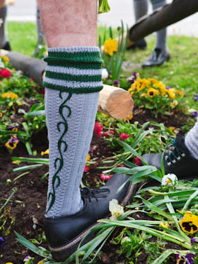 Traditional Maibaumfest in Putzbrunn in Southern Bavaria, Germany, near Munich.