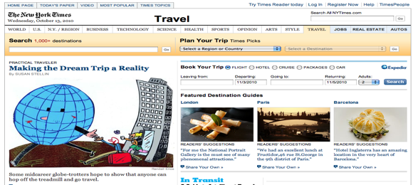 guardian travel section